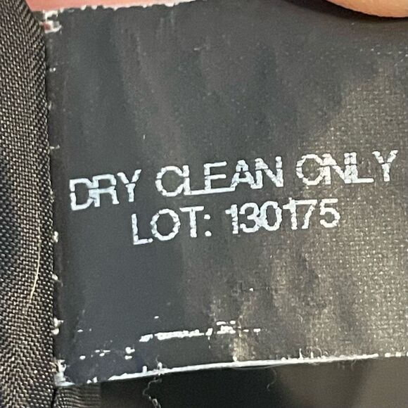 Michael Kors Classic Wool Pea Coat Black Lined Hood Zipper Closure 1X - Picture 7 of 10